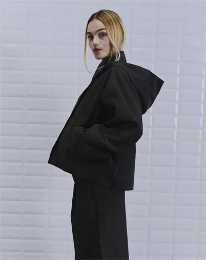 Whitblack - WBLAlaia Hooded Jakke - Dark Green